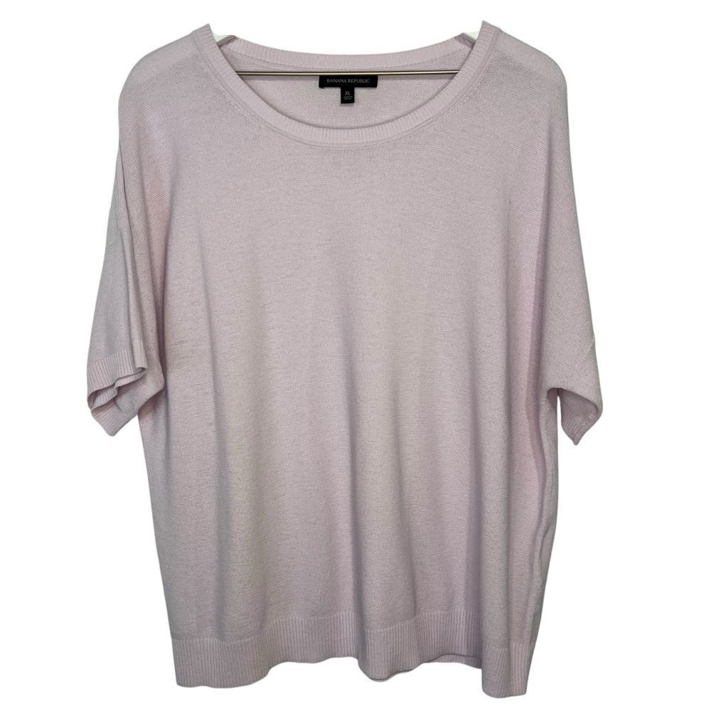 Banana Republic Lilac Dolman Sleeve Sweater Top Womens XL